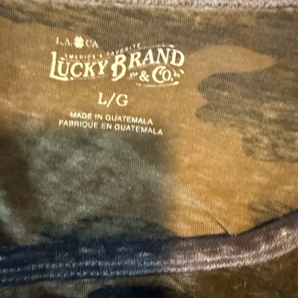 Lucky Brand Camouflage Long Sleeve Tee - Picture 6 of 7